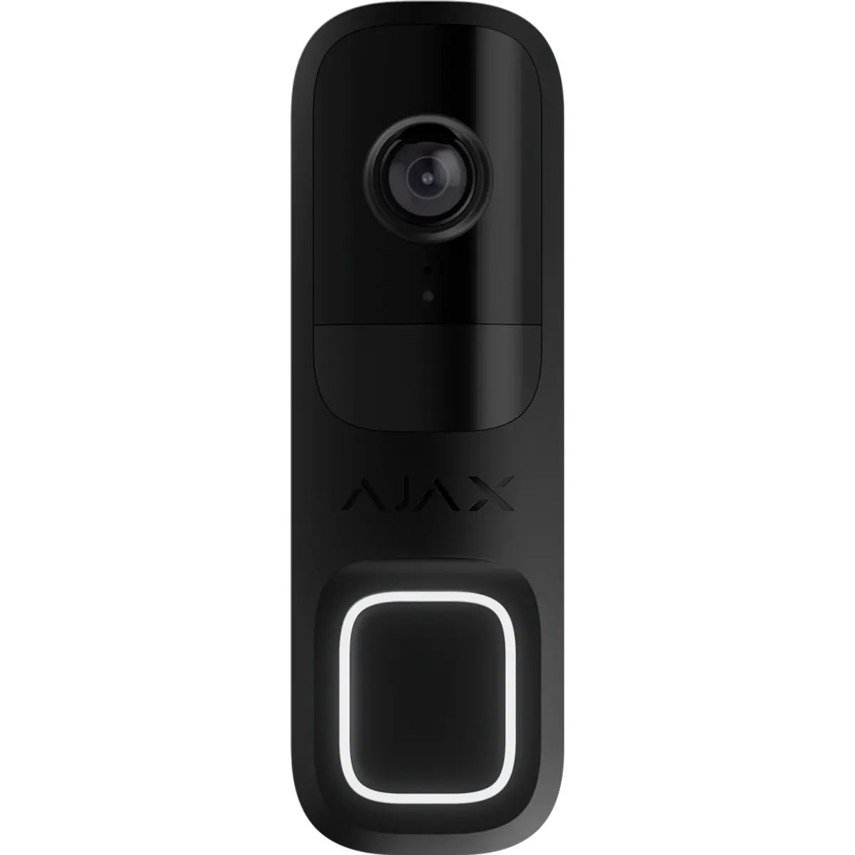 Videoporteiro inteligente WiFi 4MP 155º IR 6m IP54 - preta
