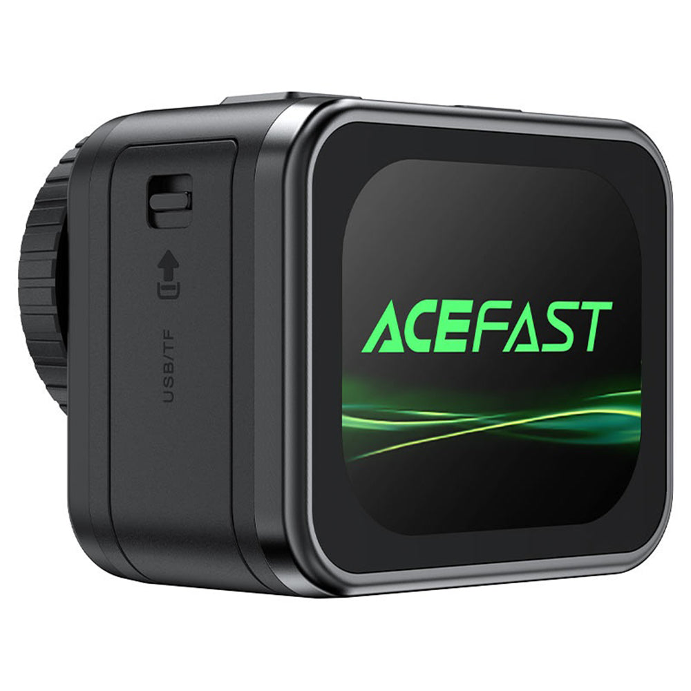 Acefast - Action Camera (X1) - 4K, 20MP, Wi-Fi, EIS Stabilization, 2.1” Touchscreen, IPX8 21m Waterproof