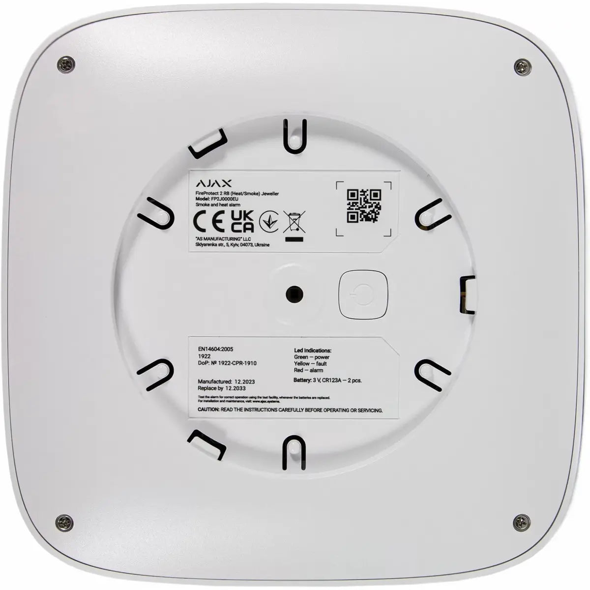 Detetor de Calor e Fumo c/ pilhas