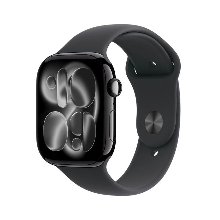 Apple Watch Series 11 (2025) – 46 mm GPS – Jet Black / Black Sport Band