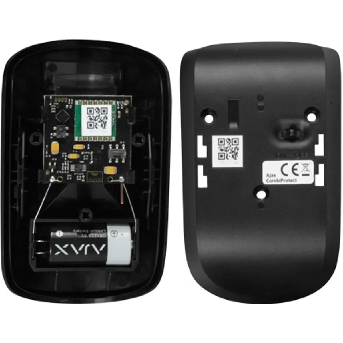 Detector PIR e detector de quebra de vidros 868MHz para alarme Ajax - preto