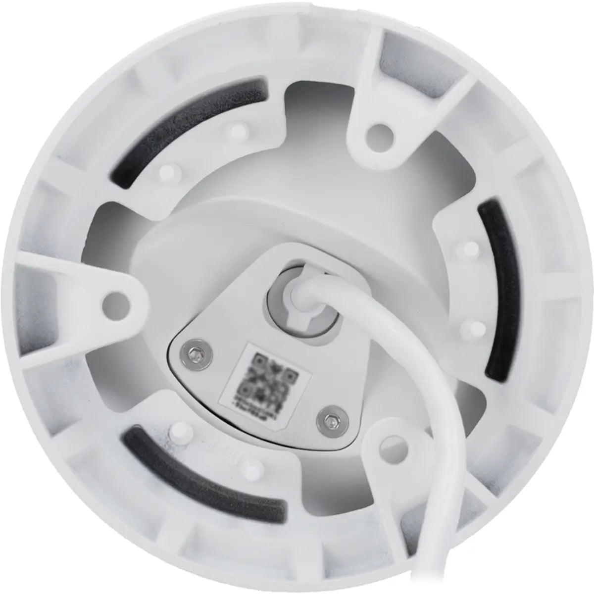 Câmara IP (Ethernet c/ PoE) Turret 5MP 2.8mm IR 35m - IP65 - Branca