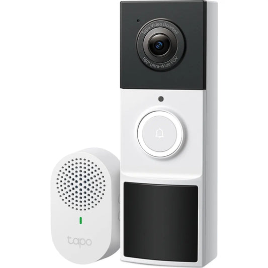 Tapo TD21 - Videoporteiro inteligente Wi-Fi 2K 3MP sem fio c/ bateria - IP65