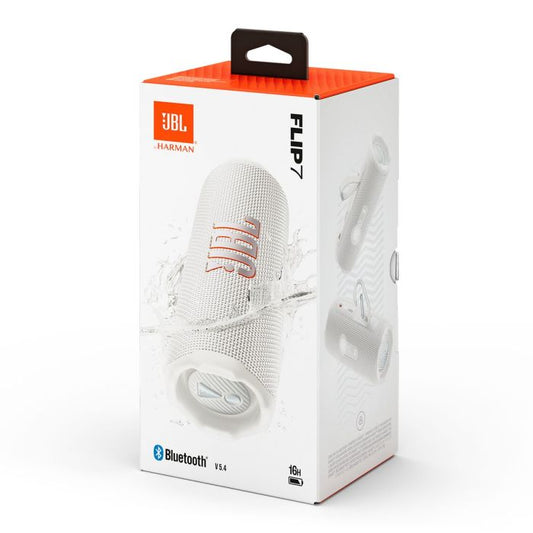 JBL Flip 7 Bluetooth Wireless Speaker White