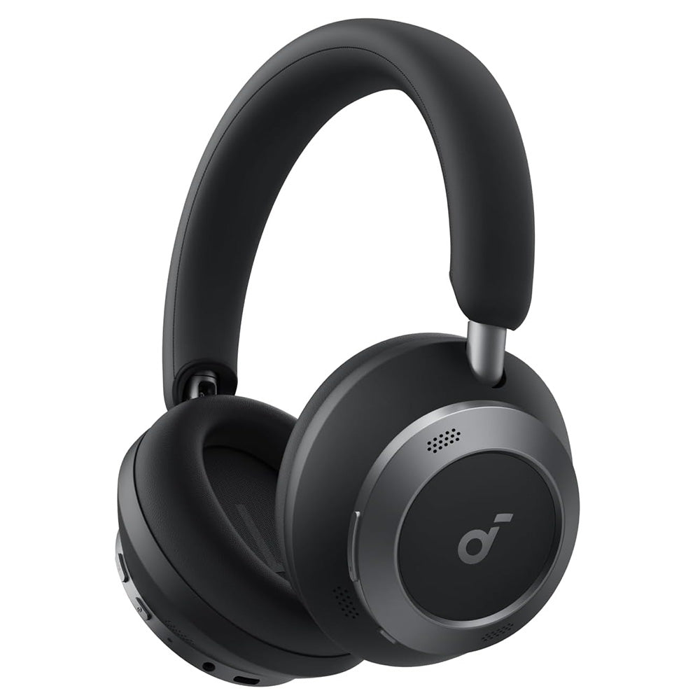 Anker Soundcore Space One Pro - Auscultadores Bluetooth 5.3 com Cancelamento Ativo de Ruído e Hi-Res - Preto