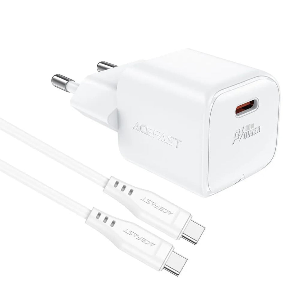 Acefast - Conjunto Carregador de Parede (A77) - Branco