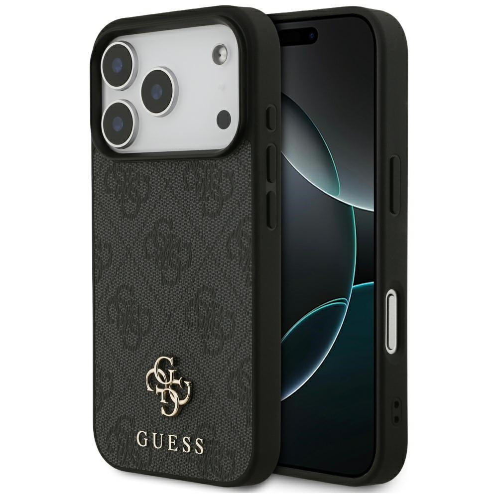 Capa Guess 4G Small and Classic Logo MagSafe - iPhone 17 Pro - Preto