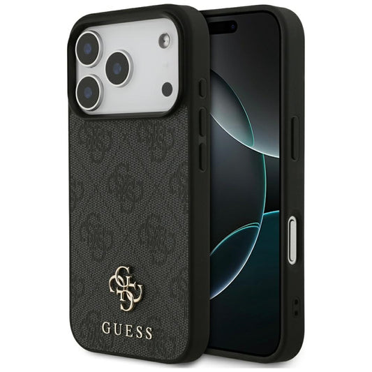Capa Guess 4G Small and Classic Logo MagSafe - iPhone 17 Pro - Preto