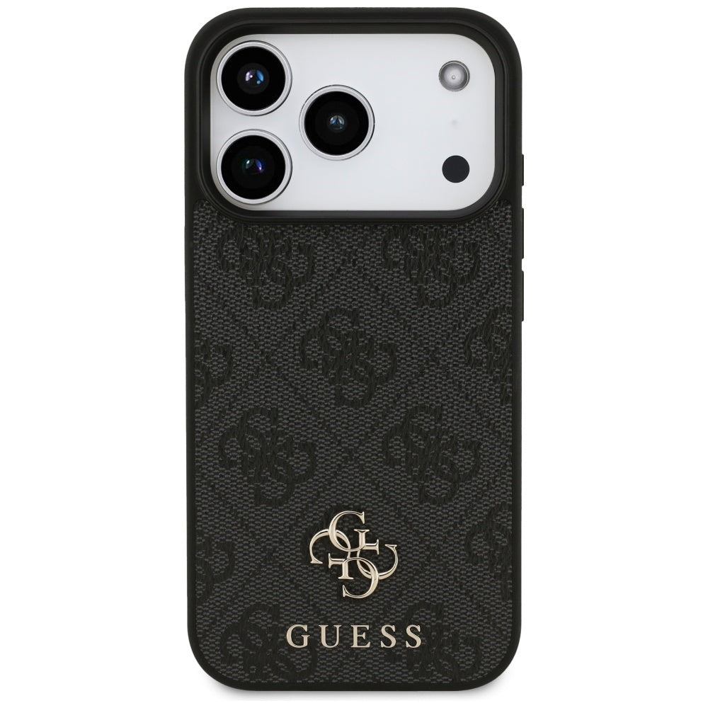 Capa Guess 4G Small and Classic Logo MagSafe - iPhone 17 Pro - Preto