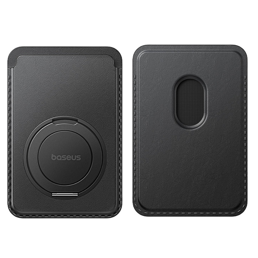 Baseus MagPro 3 - Carteira Magnética com Suporte para 3 Cartões e Proteção RFID - Preto