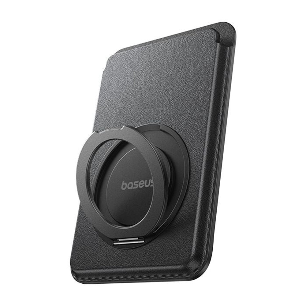 Baseus MagPro 3 - Carteira Magnética com Suporte para 3 Cartões e Proteção RFID - Preto