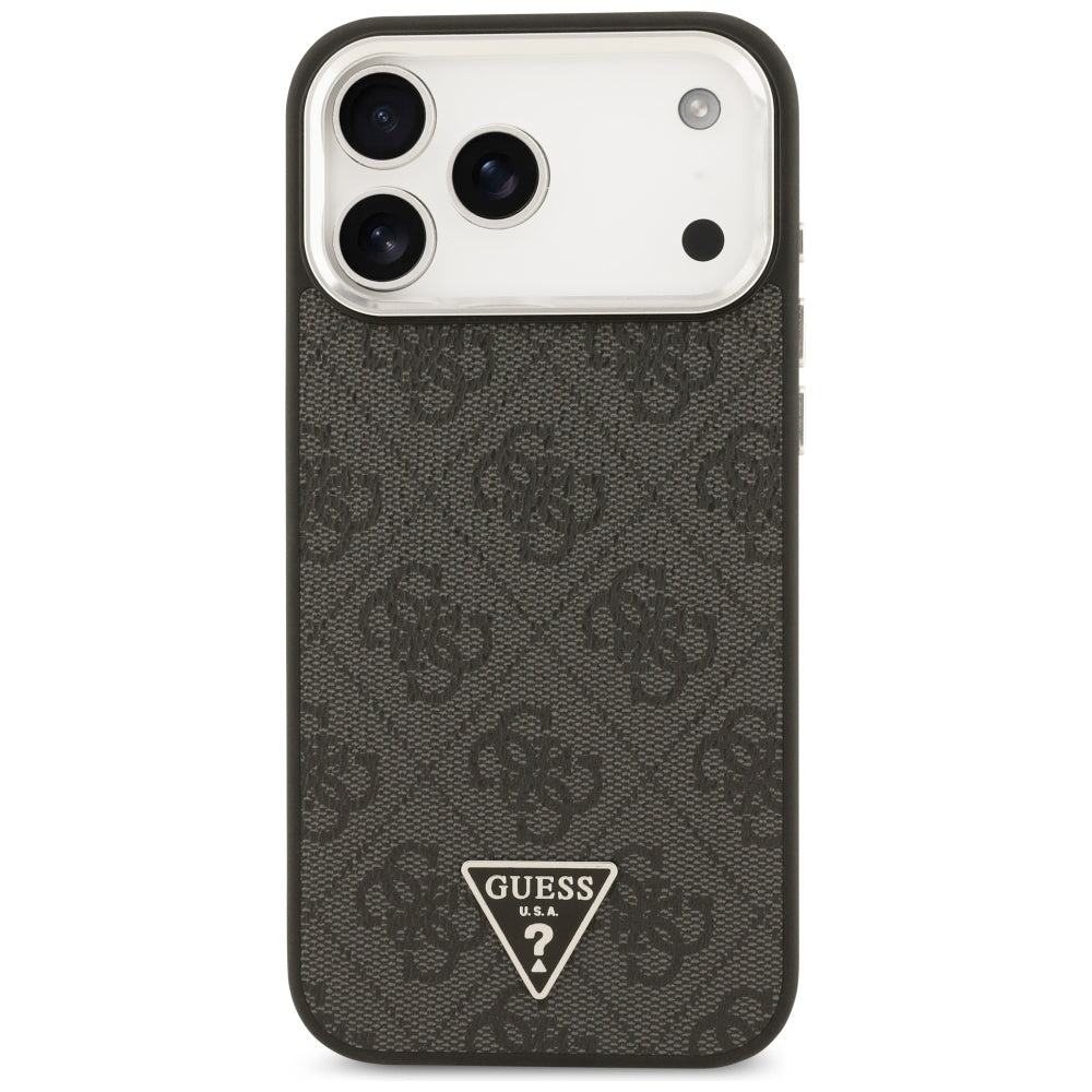 Capa Guess Hardcase 4G Triangle Logo MagSafe - iPhone 17 Pro Max - Preto