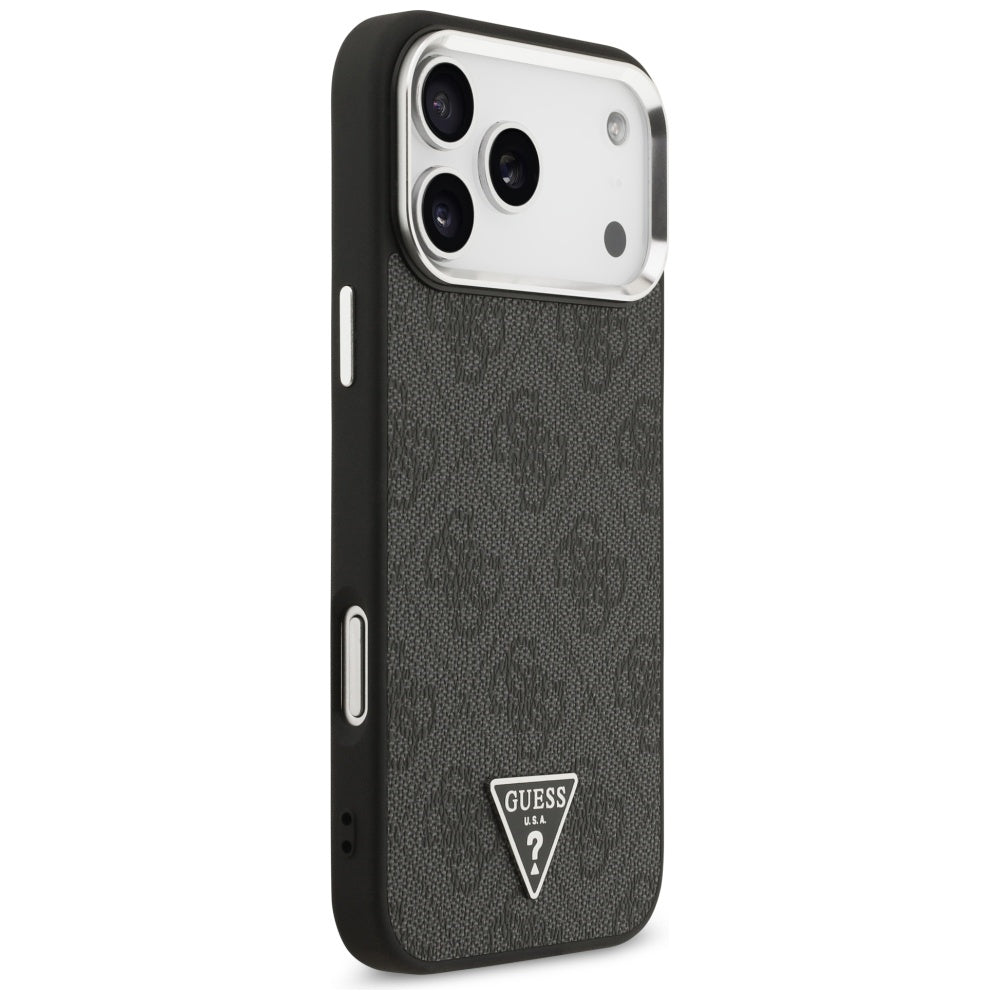 Capa Guess Hardcase 4G Triangle Logo MagSafe - iPhone 17 Pro Max - Preto