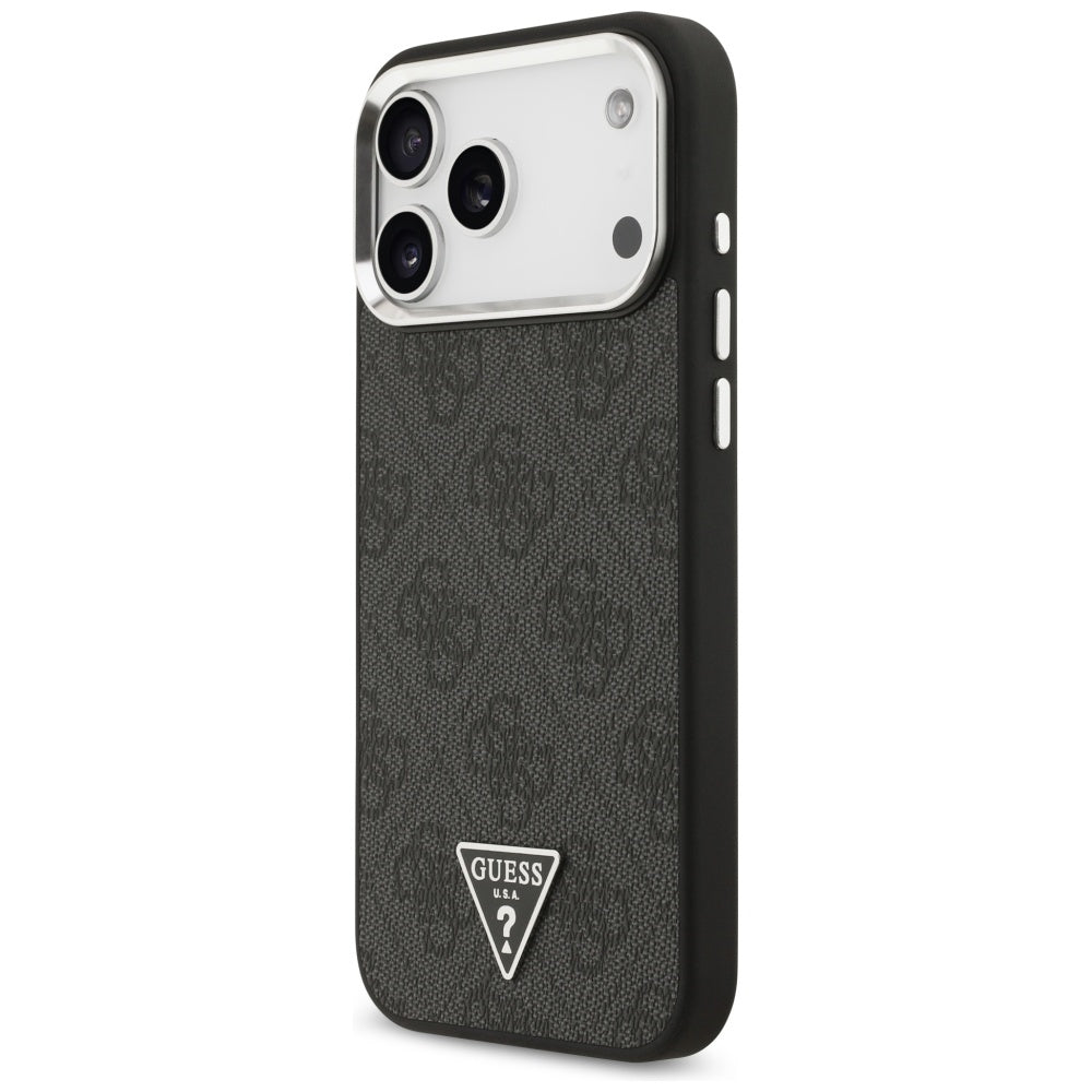 Capa Guess Hardcase 4G Triangle Logo MagSafe - iPhone 17 Pro Max - Preto