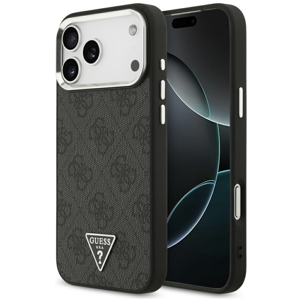 Capa Guess Hardcase 4G Triangle Logo MagSafe - iPhone 17 Pro Max - Preto