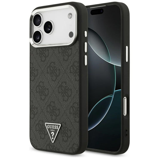 Capa Guess Hardcase 4G Triangle Logo MagSafe - iPhone 17 Pro Max - Preto