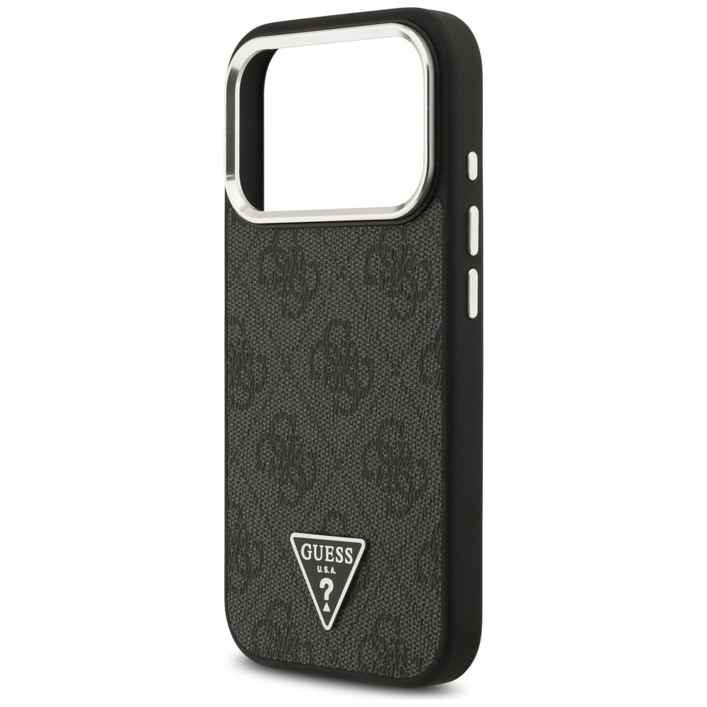 Capa Guess Hardcase 4G Triangle Logo MagSafe - iPhone 17 Pro - Preto