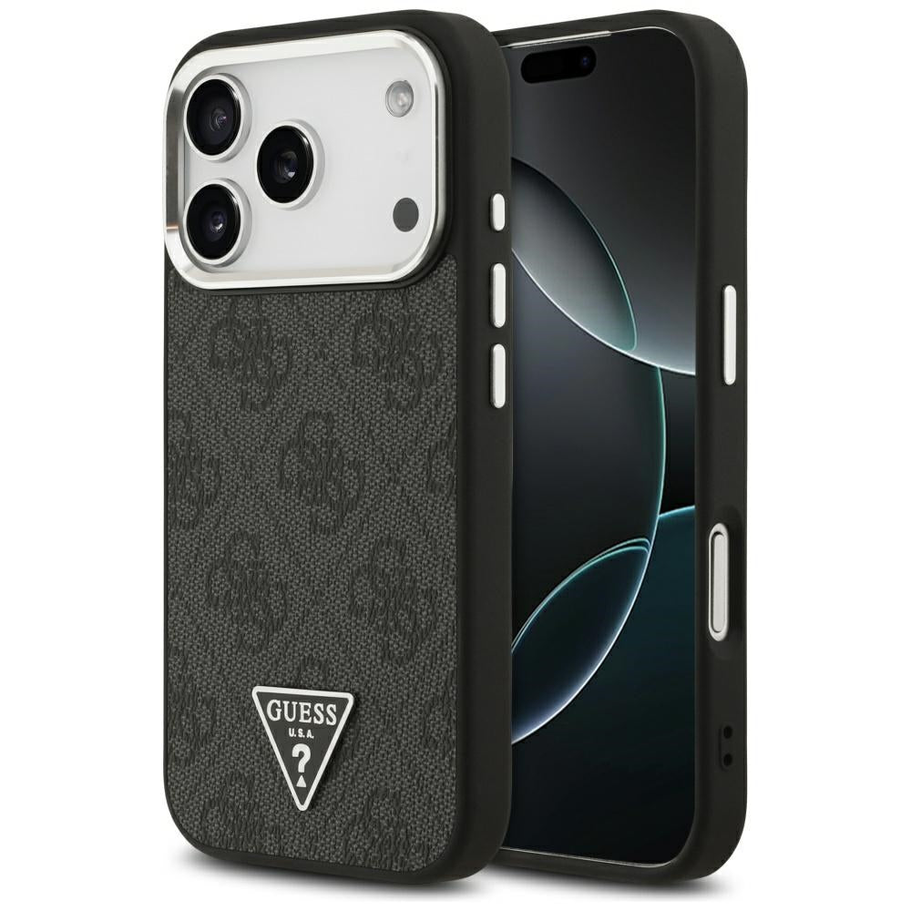 Capa Guess Hardcase 4G Triangle Logo MagSafe - iPhone 17 Pro - Preto