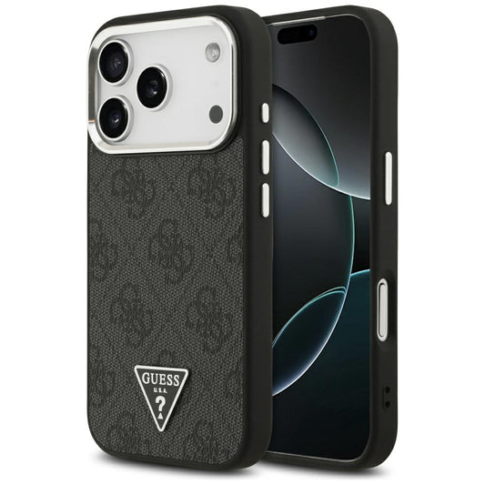 Capa Guess Hardcase 4G Triangle Logo MagSafe - iPhone 17 Pro - Preto