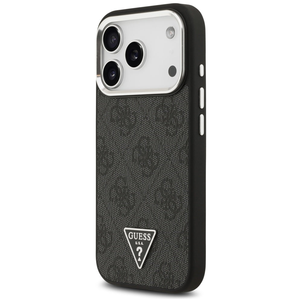 Capa Guess Hardcase 4G Triangle Logo MagSafe - iPhone 17 Pro - Preto
