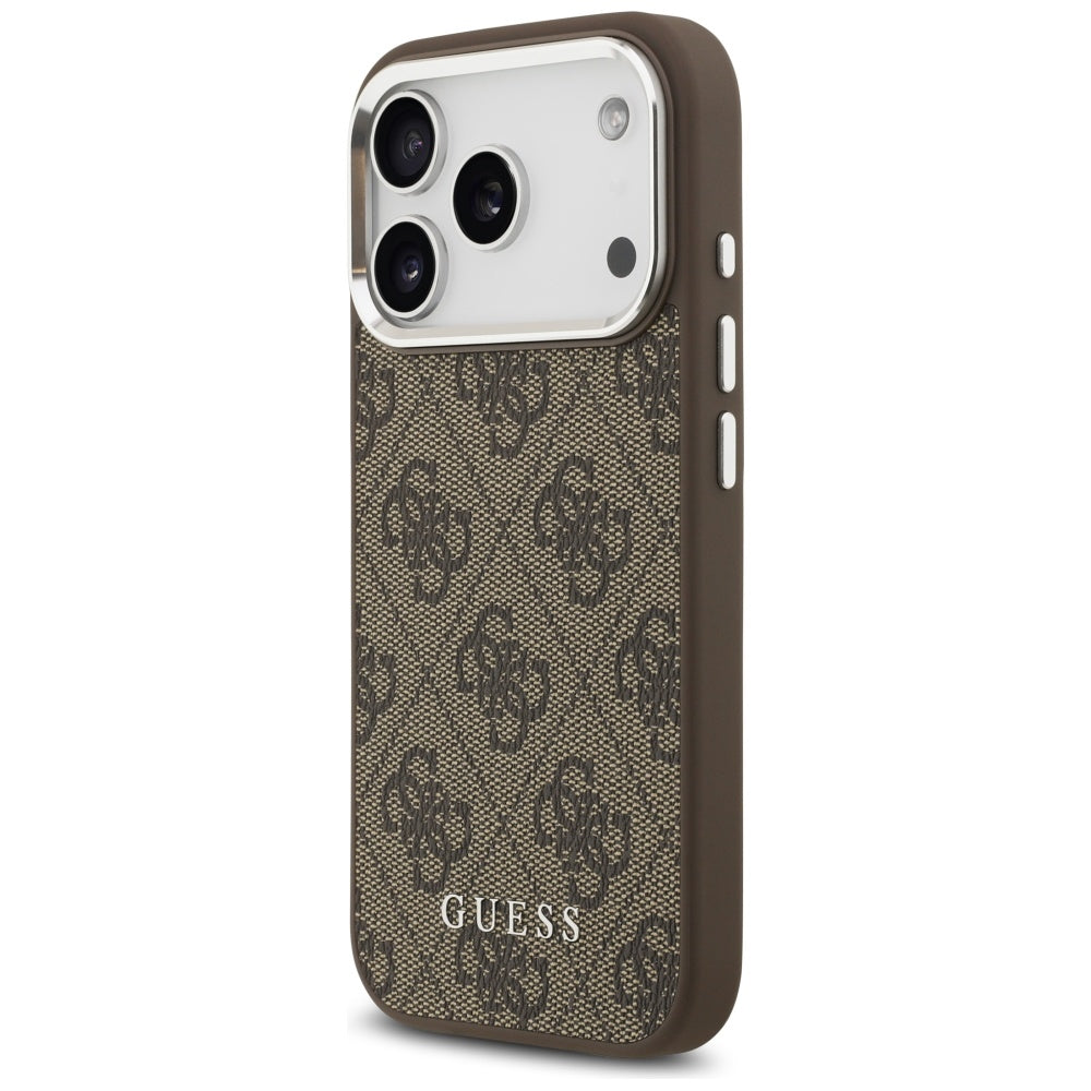 Capa Guess Hardcase 4G Classic Logo MagSafe - iPhone 17 Pro Max - Castanho