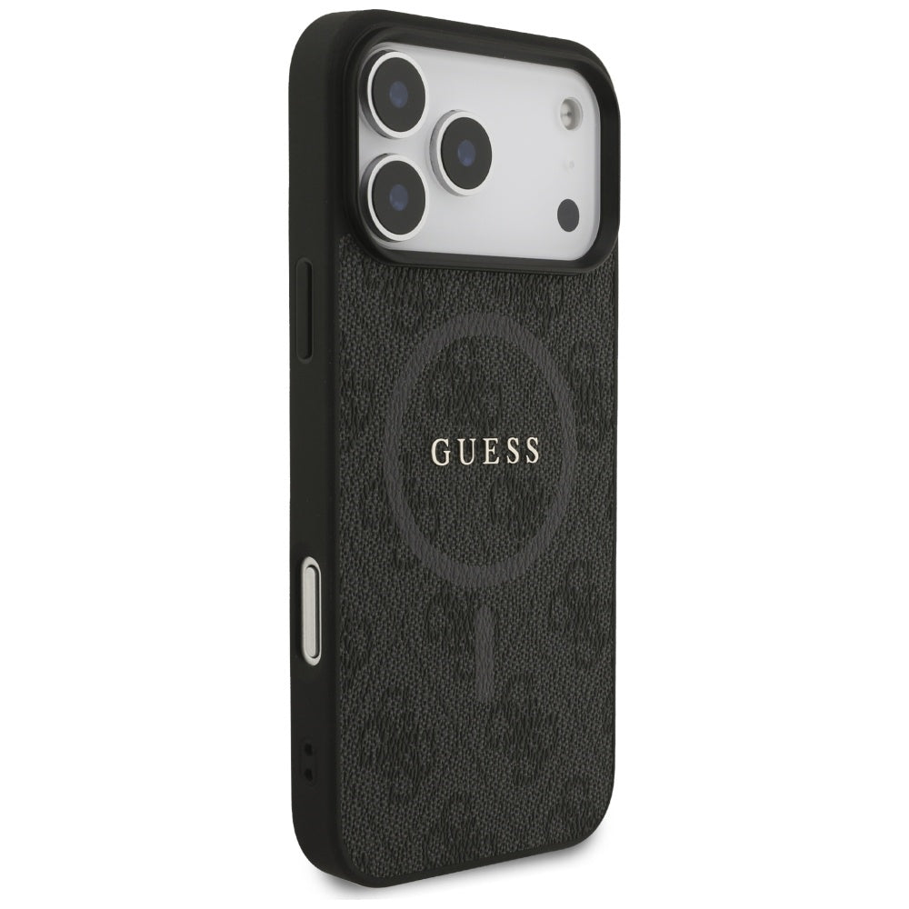 Capa Guess 4G Ring Classic Logo MagSafe - iPhone 17 Pro Max - Preto