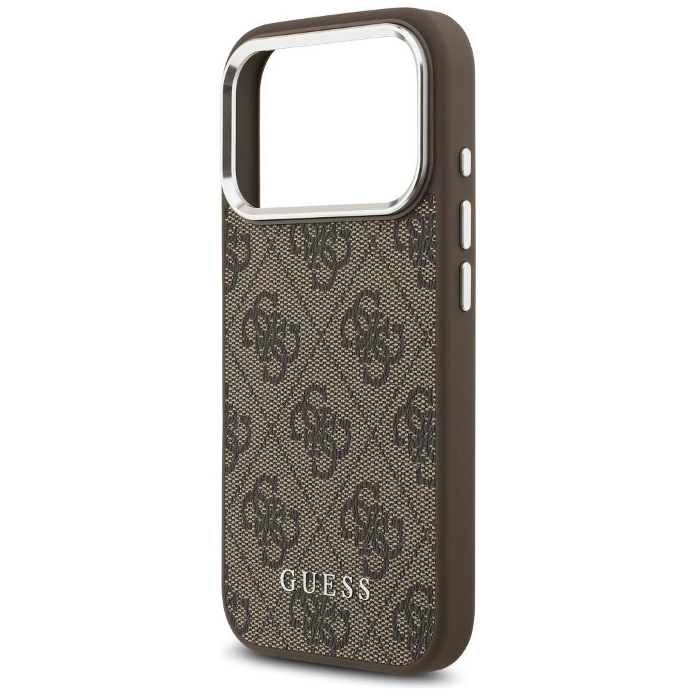 Capa Guess Hardcase 4G Classic Logo MagSafe - iPhone 17 Pro - Castanho