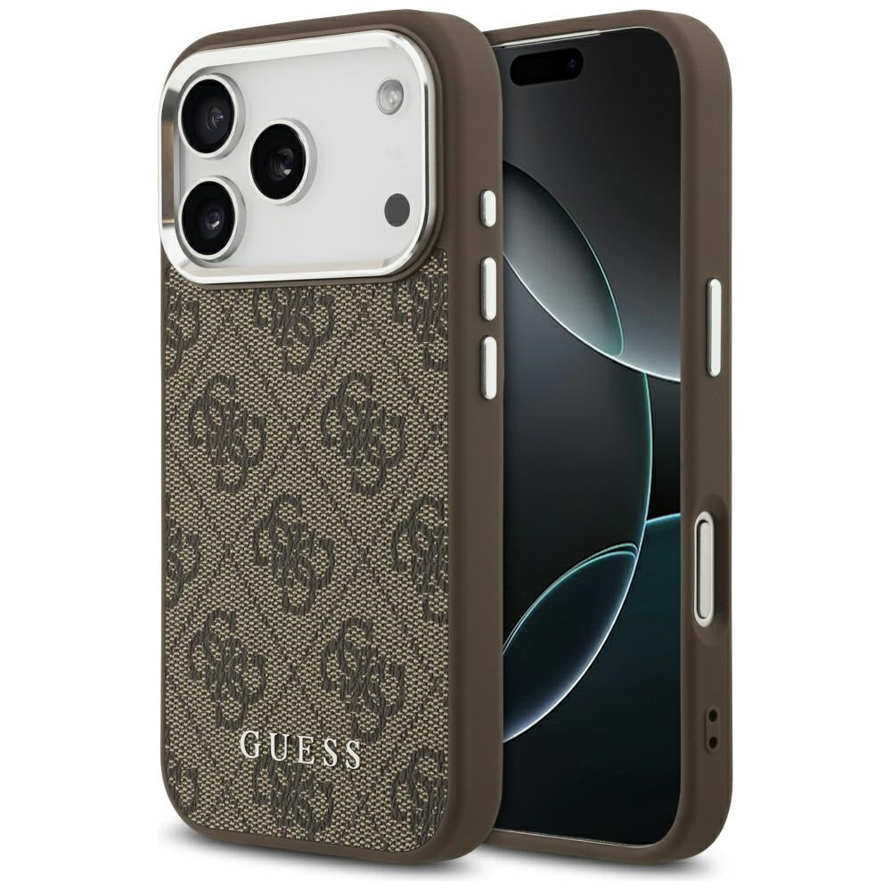 Capa Guess Hardcase 4G Classic Logo MagSafe - iPhone 17 Pro - Castanho