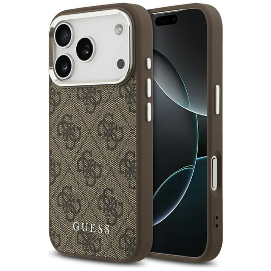 Capa Guess Hardcase 4G Classic Logo MagSafe - iPhone 17 Pro - Castanho