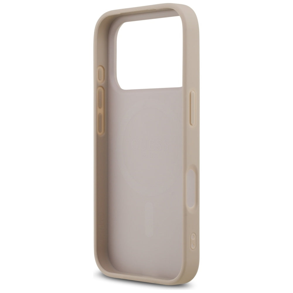 Capa Guess 4G Ring Classic Logo MagSafe - iPhone 17 Pro - Rosa