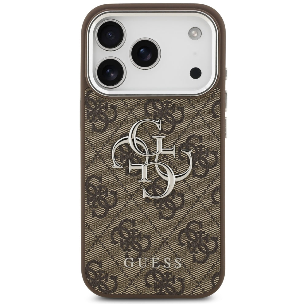Capa Guess Hardcase Big 4G Logo Classic Logo - iPhone 17 Pro - Castanho