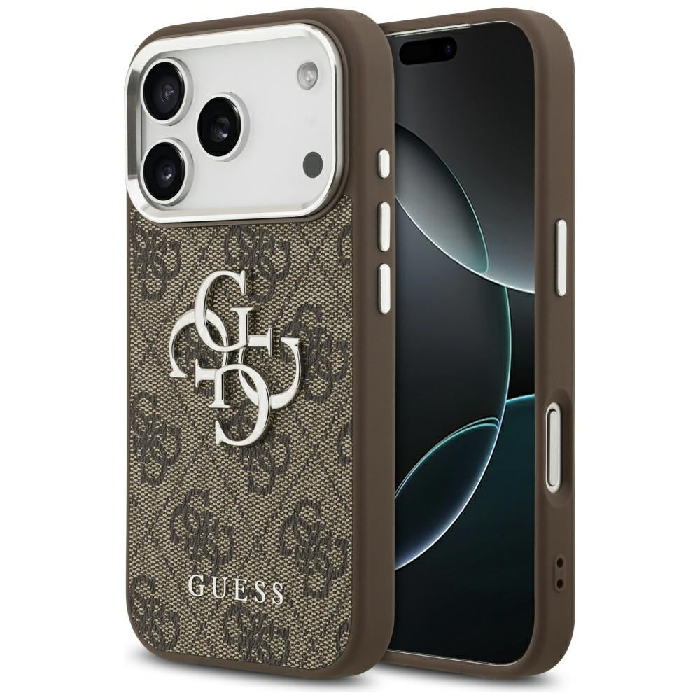 Capa Guess Hardcase Big 4G Logo Classic Logo - iPhone 17 Pro - Castanho
