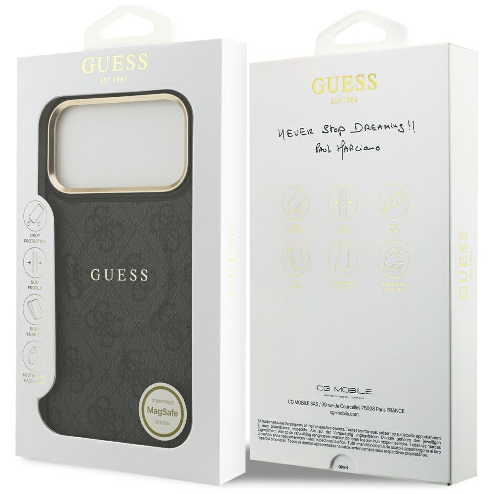 Capa Guess Hardcase 4G Classic MagSafe - iPhone 17 Pro Max - Preto