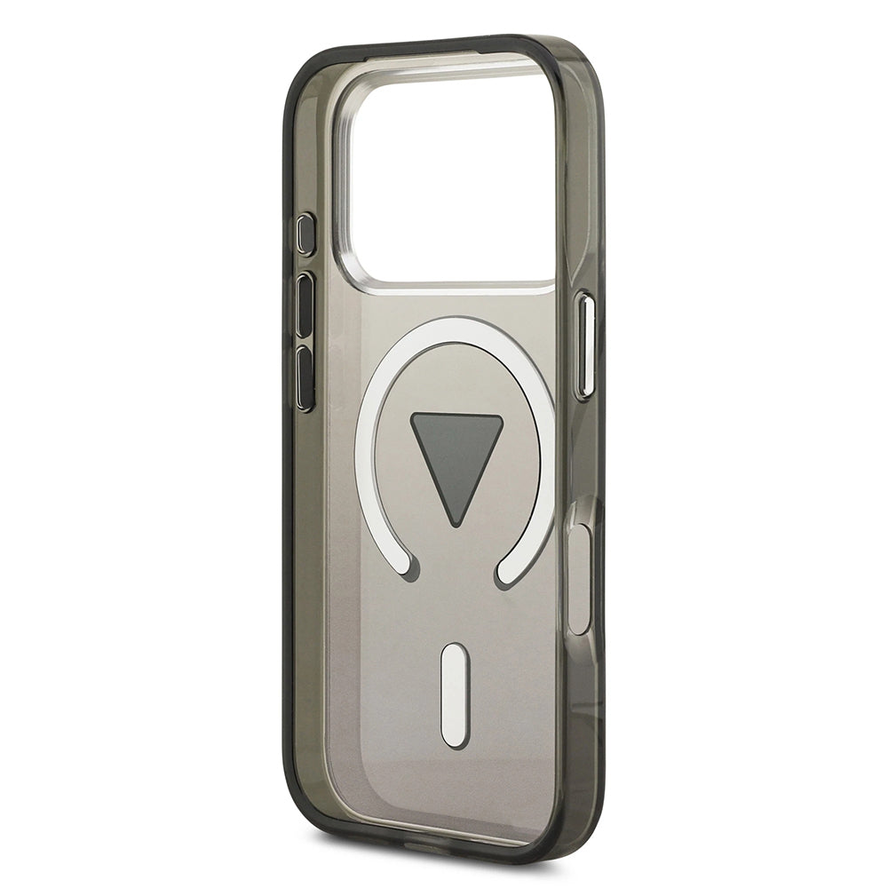 Capa Guess IML Gradient Triangle Logo MagSafe - iPhone 17 Pro Max - Preto