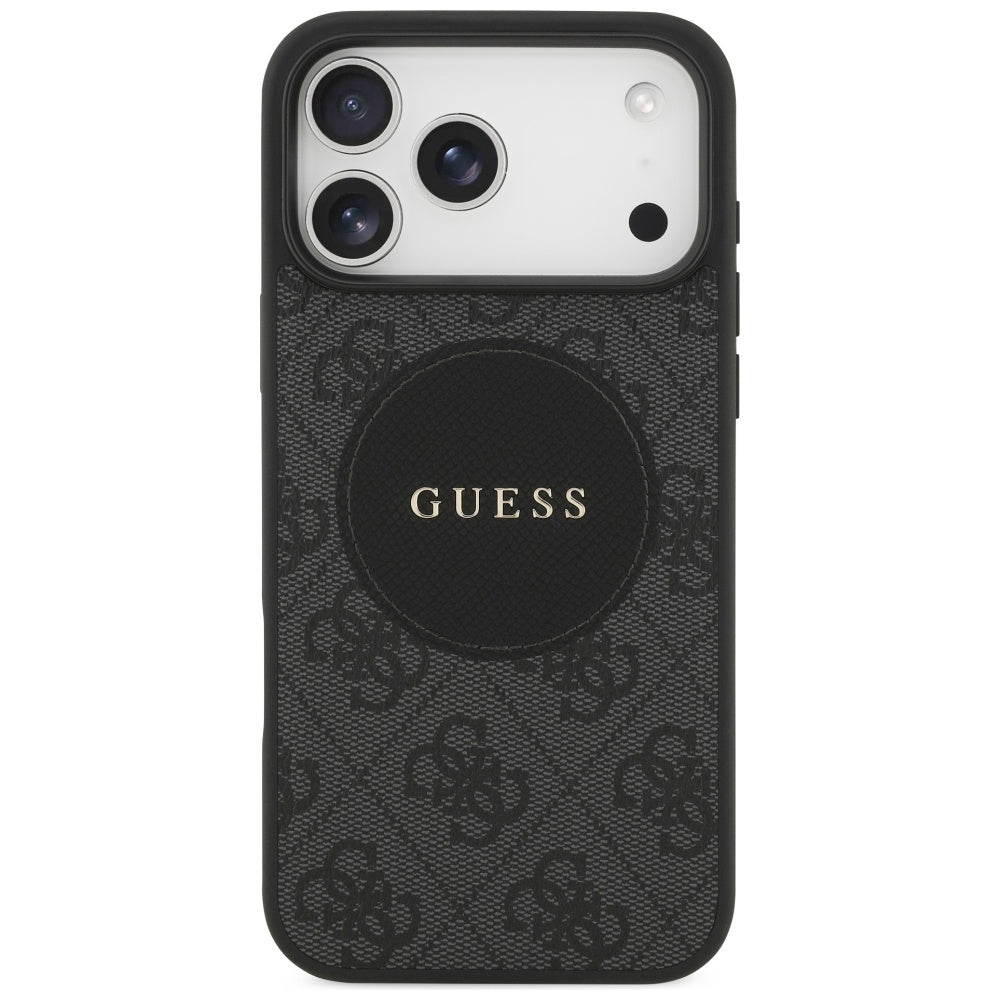 Capa Guess 4G Circle Classic Logo MagSafe - iPhone 17 Pro - Preto