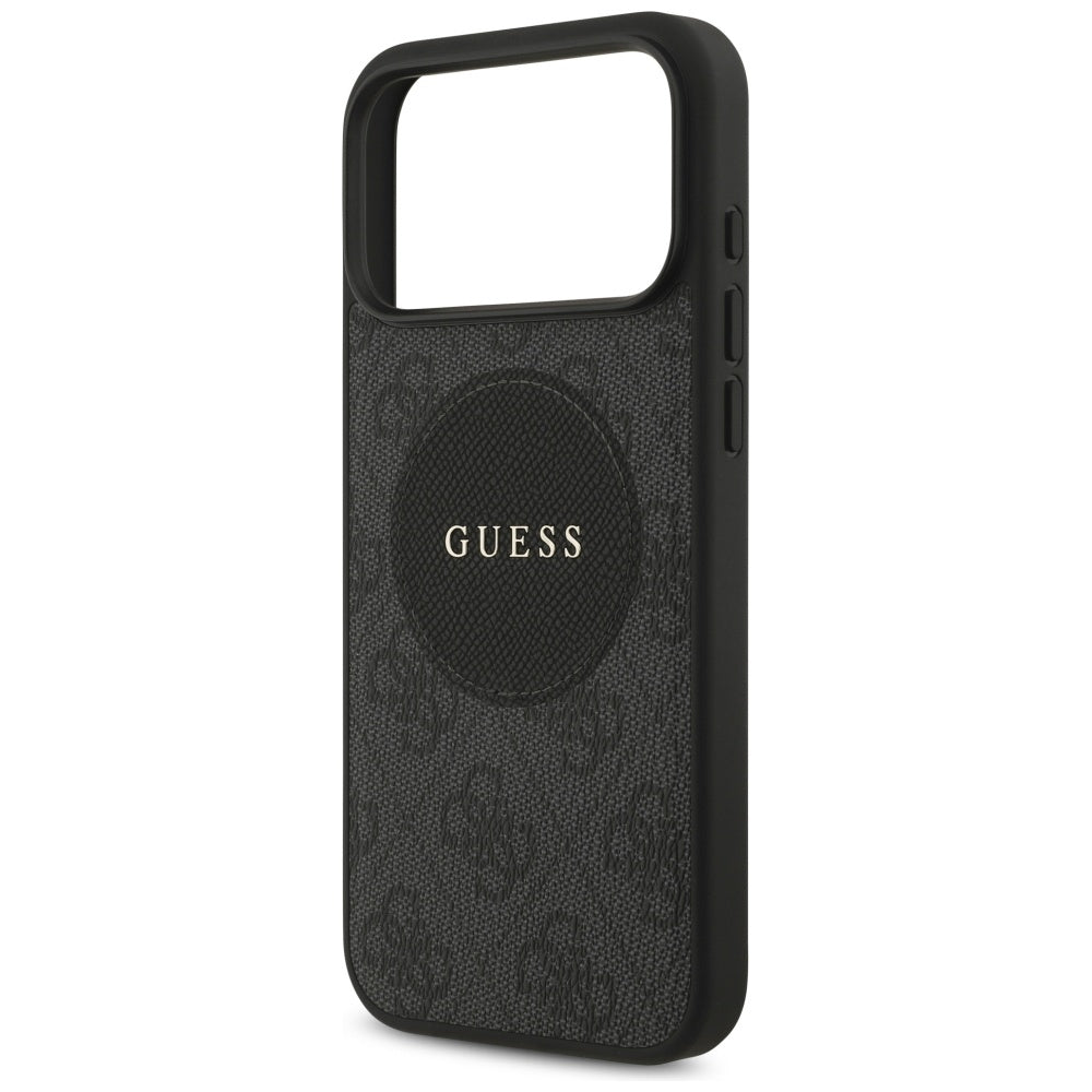 Capa Guess 4G Circle Classic Logo MagSafe - iPhone 17 Pro - Preto
