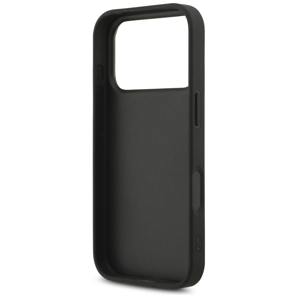 Capa Guess Fixed Glitter Big 4G - iPhone 17 Pro - Preto