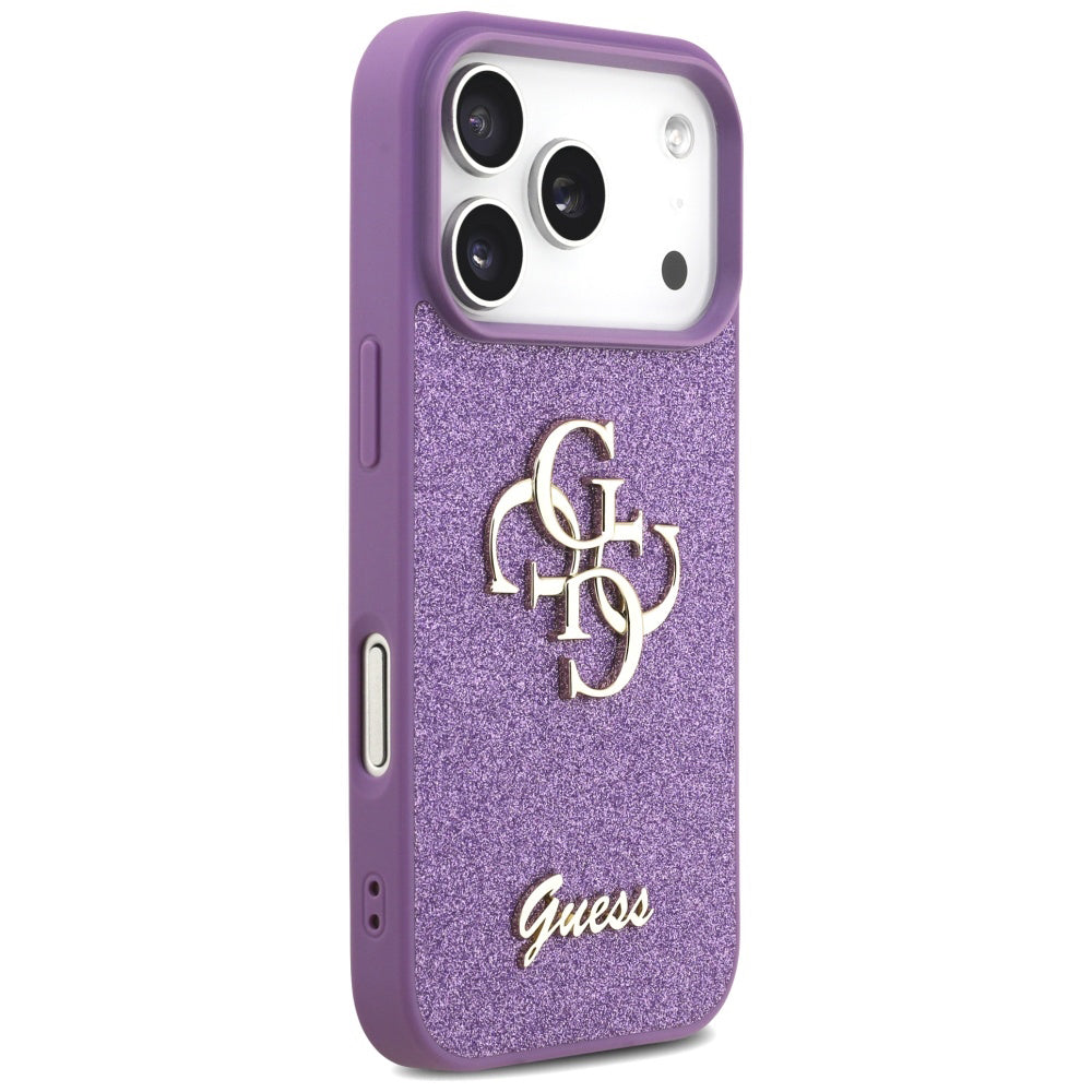 Capa Guess Fixed Glitter Big 4G - iPhone 17 Pro - Lilás