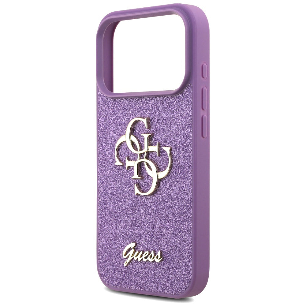 Capa Guess Fixed Glitter Big 4G - iPhone 17 Pro - Lilás