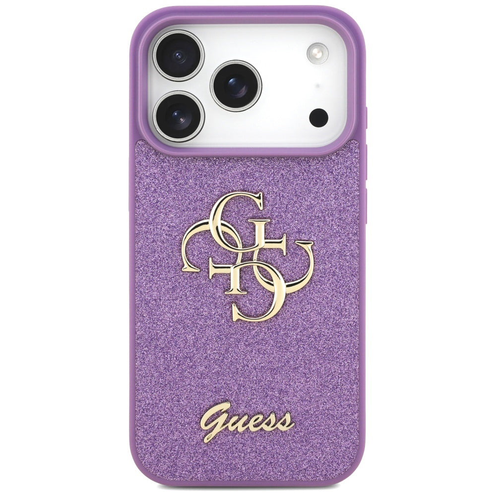 Capa Guess Fixed Glitter Big 4G - iPhone 17 Pro - Lilás