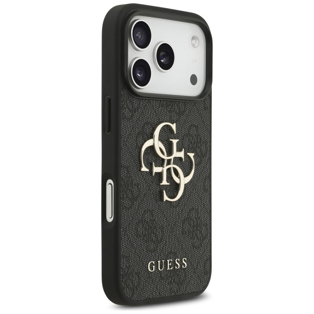 Capa Guess Hardcase 4G Classic Logo with Strap - iPhone 17 Pro - Preto