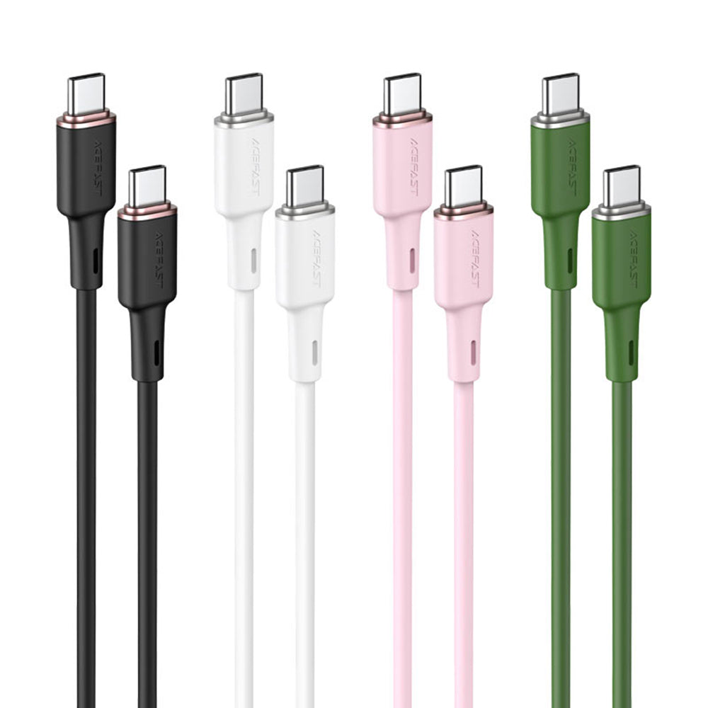 Acefast - Data Cable (C2-03) - Type-C to Type-C, 60W, 3A, Fast Charging, 1.2m - Black