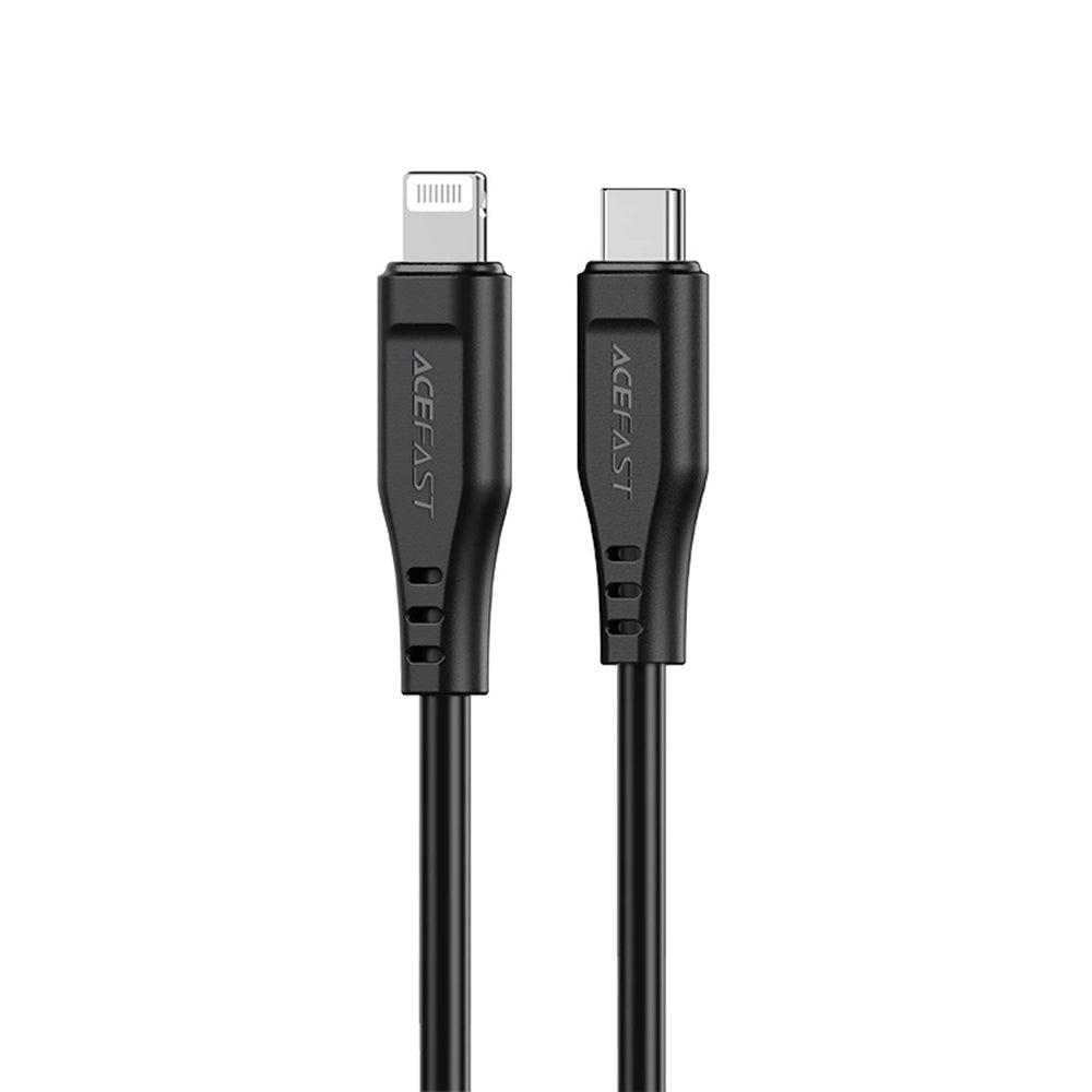 Acefast - Data Cable (C3-01) - Type-C to Lightning, 30W, 3A, Fast Charging, 1.2m - Black