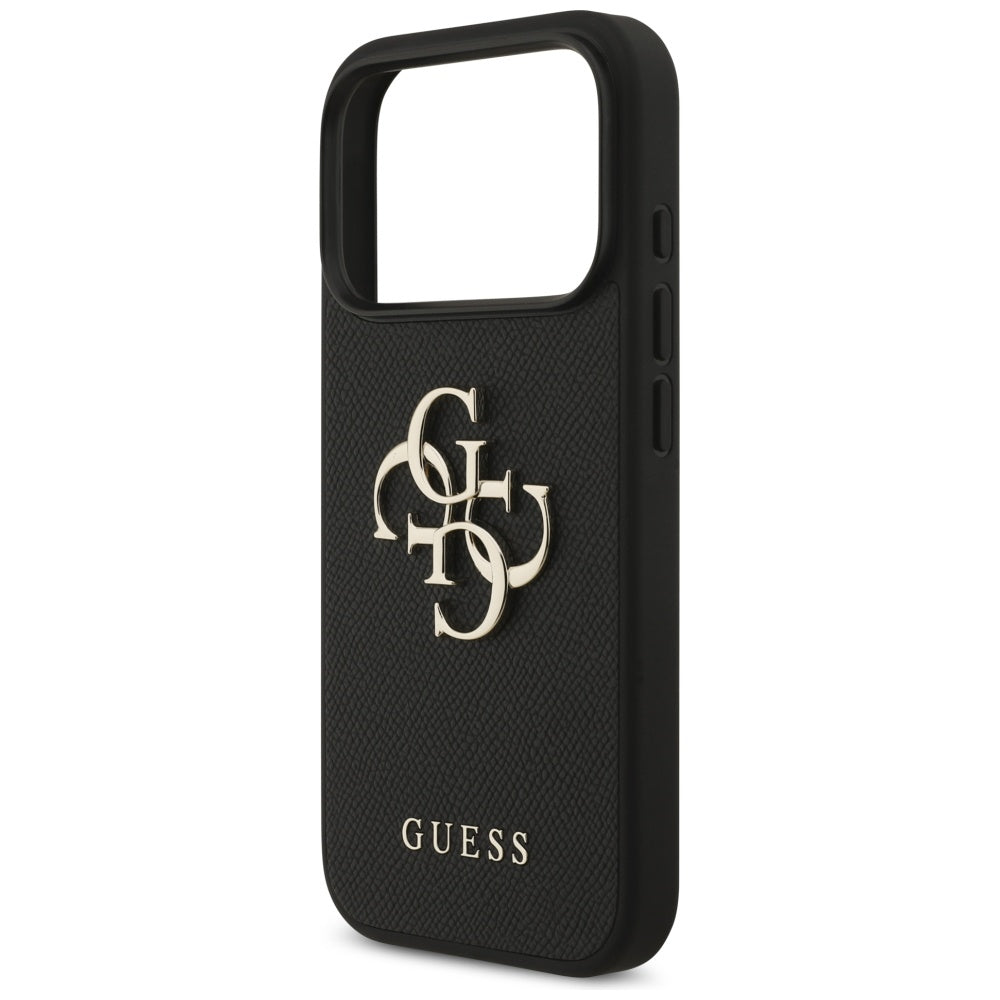 Capa Guess Hardcase 4G Grained Big and Classic Logo - iPhone 17 Pro - Preto