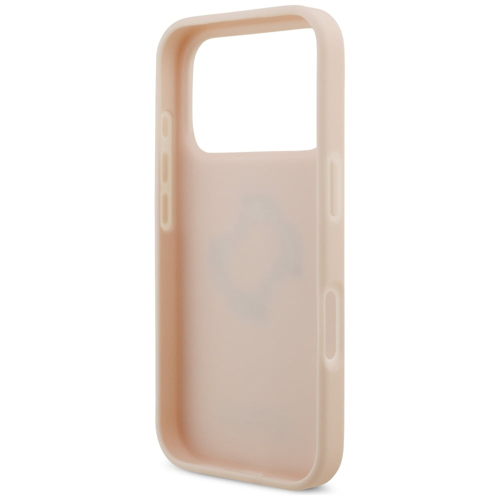 Capa Guess Hardcase 4G Grained Big and Classic Logo - iPhone 17 Pro - Rosa