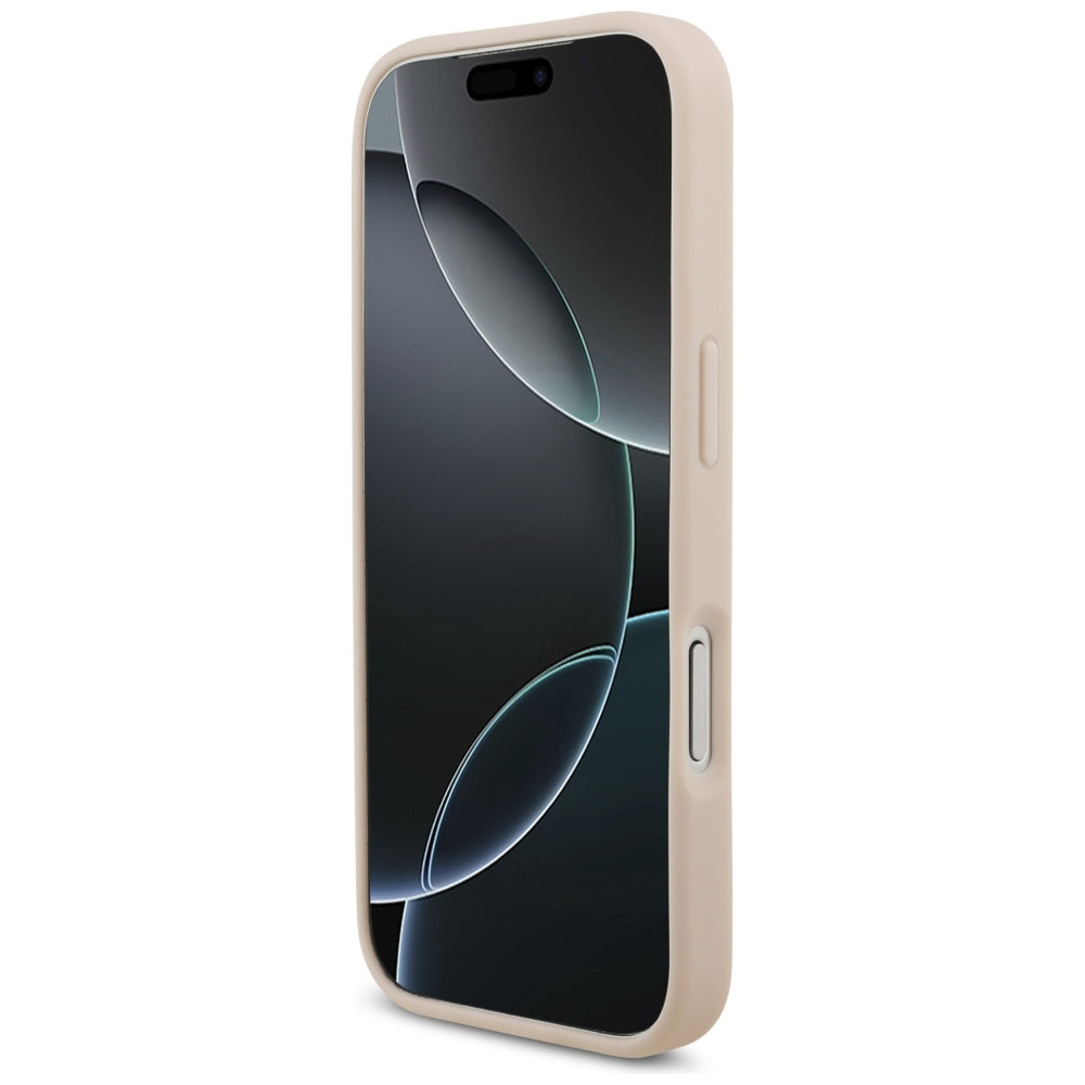 Capa Guess Hardcase 4G Grained Big and Classic Logo - iPhone 17 Pro - Rosa