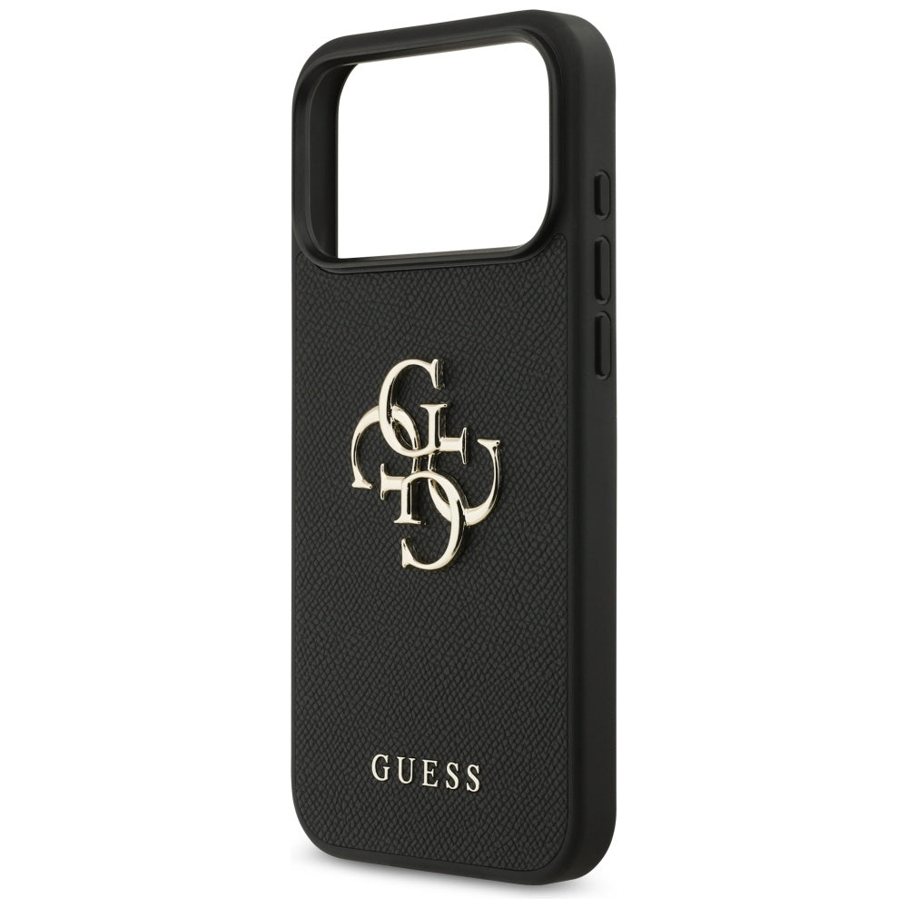Capa Guess Hardcase 4G Grained Big and Classic Logo - iPhone 17 Pro Max - Preto