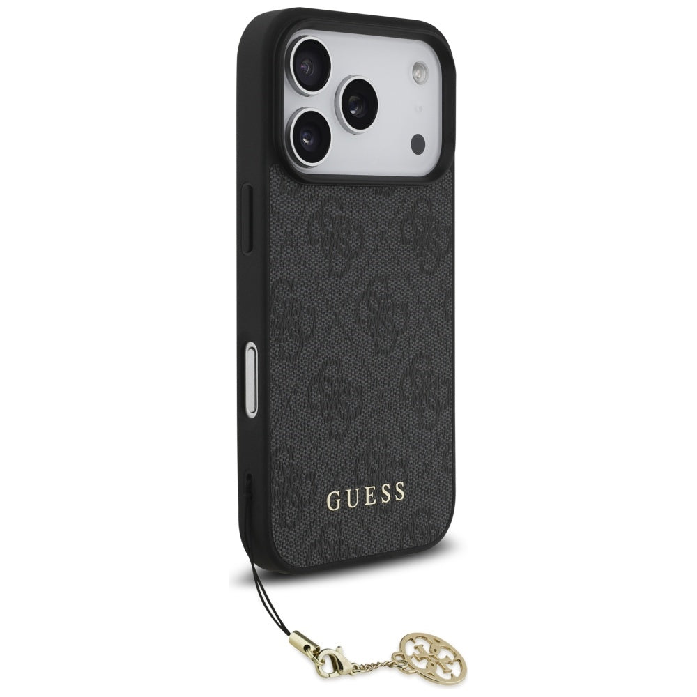 Capa Guess Hardcase 4G Charm Cradle MagSafe - iPhone 17 Pro - Preto