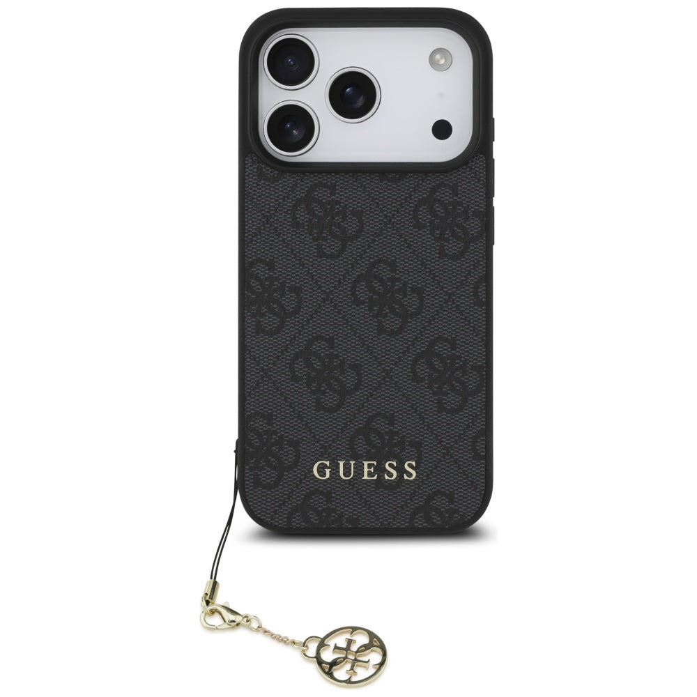 Capa Guess Hardcase 4G Charm Cradle MagSafe - iPhone 17 Pro - Preto