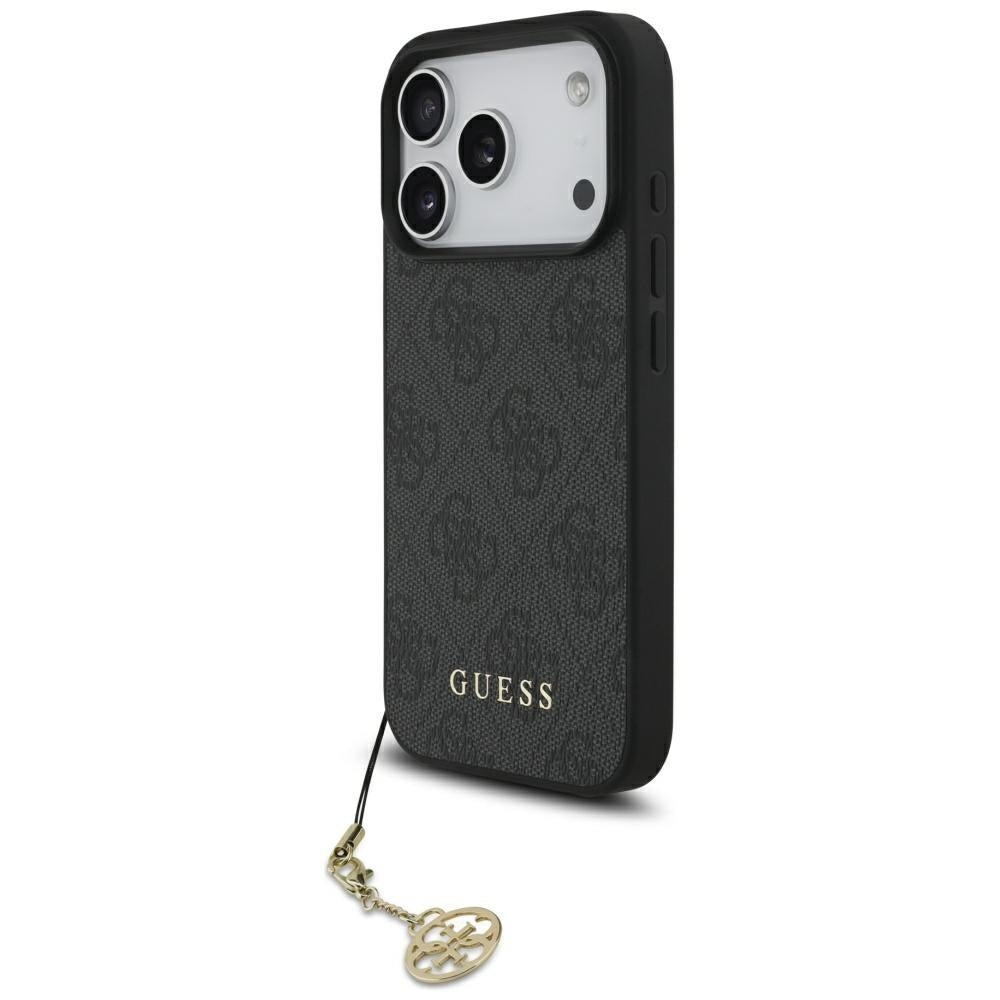 Capa Guess Hardcase 4G Charm Cradle MagSafe - iPhone 17 Pro - Preto